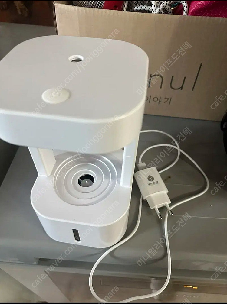 미니 무중력 물멍 가습기 usb 무드등 백색소음 가습기--1