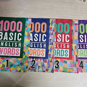 1000 basic English words, 총4권