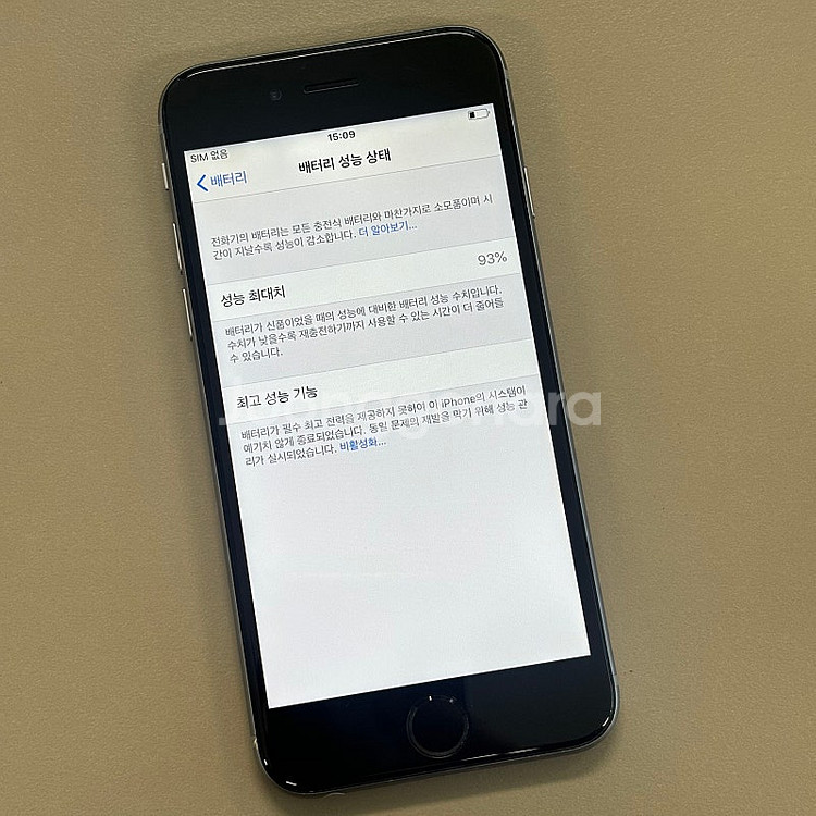 아이폰6 블랙색상 16기가 무잔상 미파손 카메라무음 레...--3