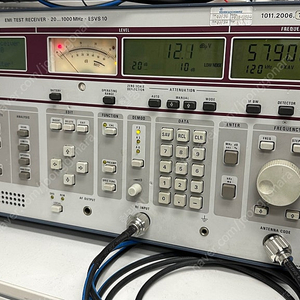 rohde EMC 리시버 판매 ( ESVS10 ) ... ( R&S )