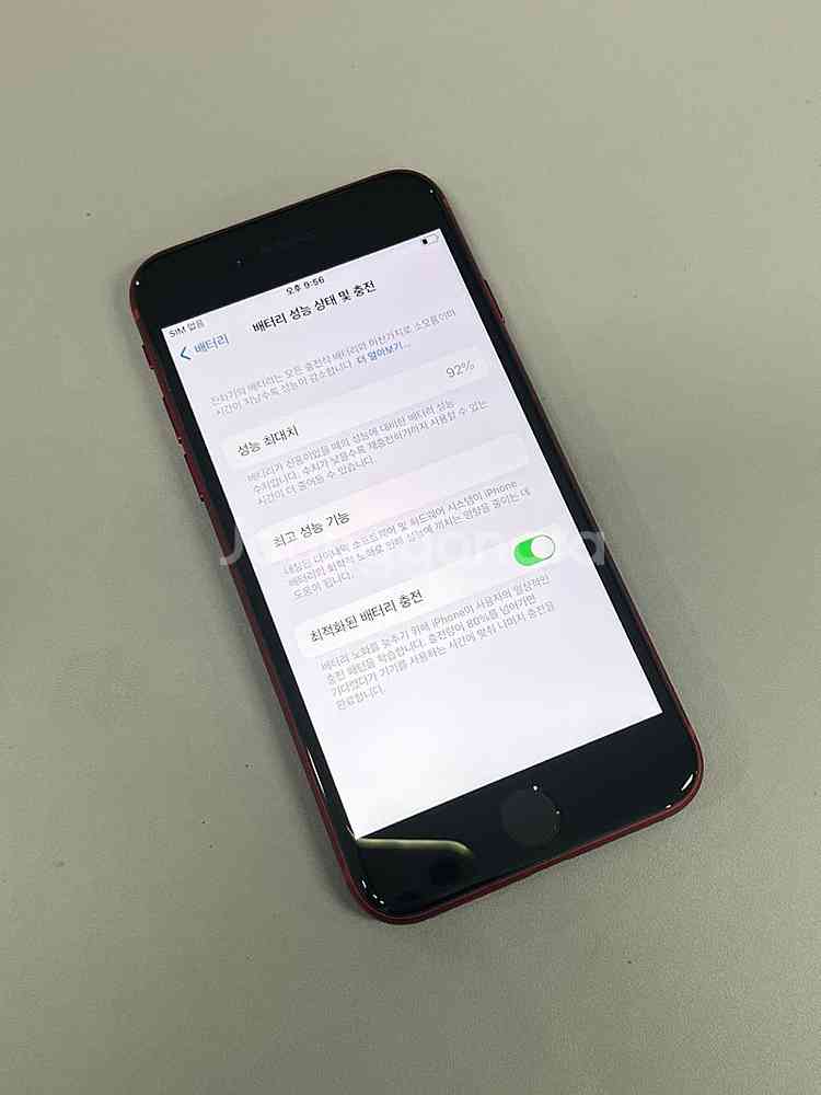 아이폰SE3 레드 128G 배터리 92% 외관 신폰급 ...--3