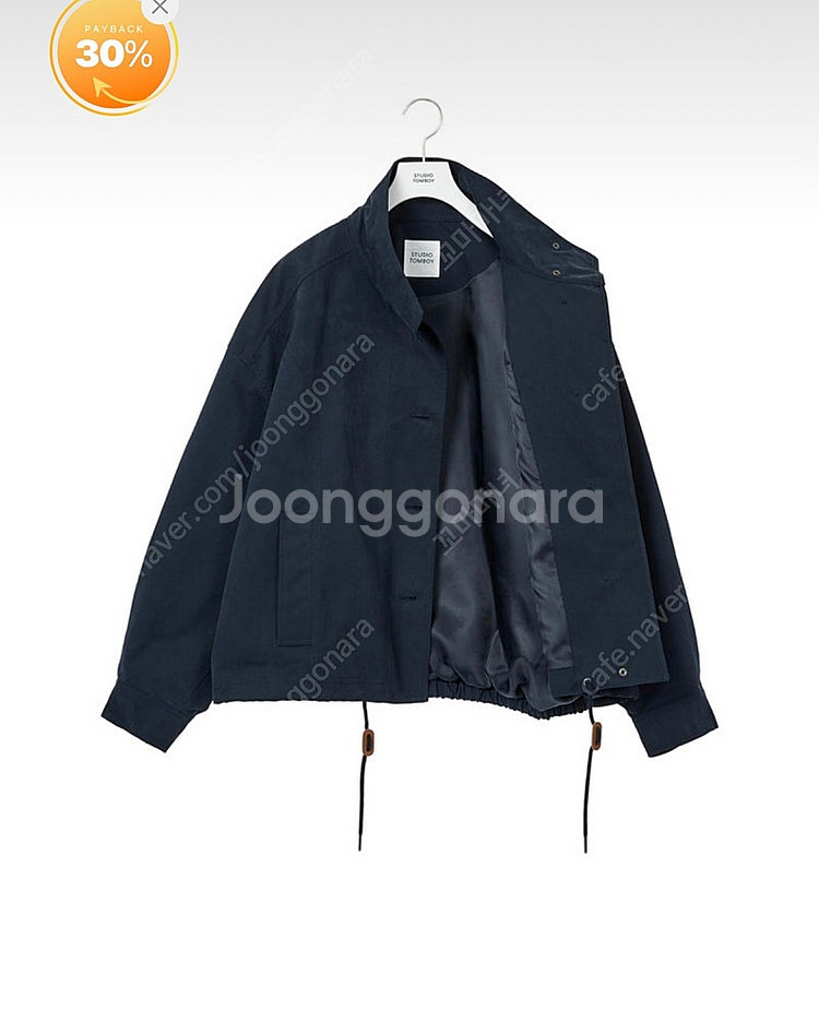 스튜디오톰보이 오버핏싱글버튼점퍼--3