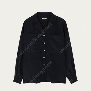 ribbonbit 리본빛 Maze Pocket Blouse 네이비