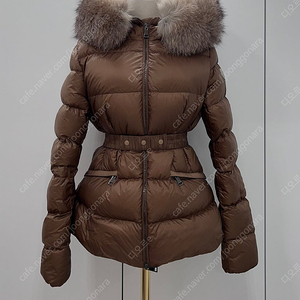 정품 moncler 몽클레어 카멜베이지 보에드 벨트 패딩 0