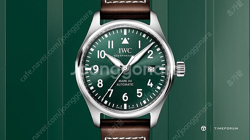iwc 마크 20 녹판 or 위블로 클래식퓨전 그린 구...--0