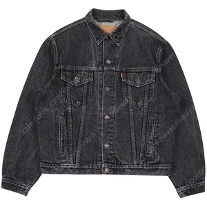 [L] 1990 Euro Levis 70503-02 Black Denim Trucker Jacket 유로 리바이스 블랙 데님 트러커 자켓 90년대 빈티지 유럽