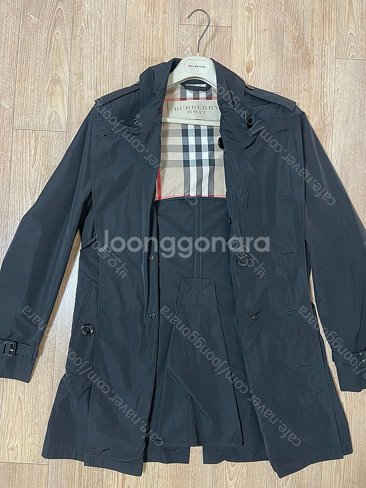 버버리 남성 나일론 트렌치코트--1