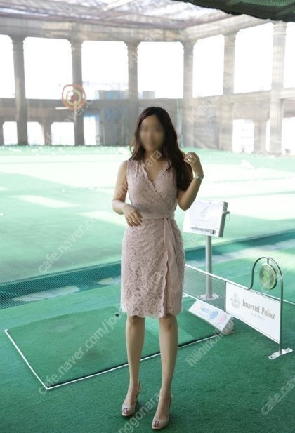 우주미녀 레이스 랩원피스 핑크 이미지