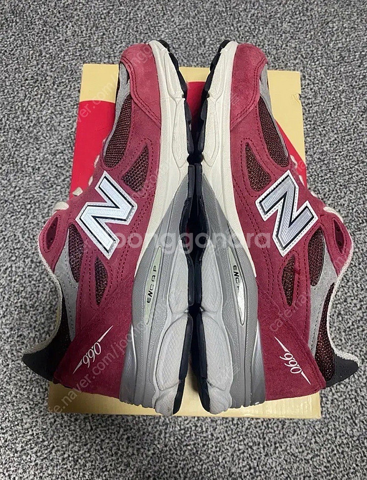 280 뉴발란스 990v3 USA 스칼렛 마블헤드--2
