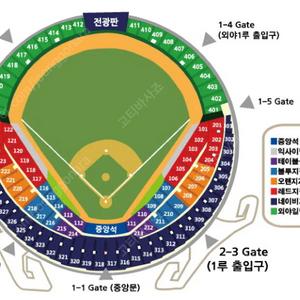 플레이오프 4차전 삼성 vS LG 10/19 토요일 3루 레드 1석(단석) 판매합니다.