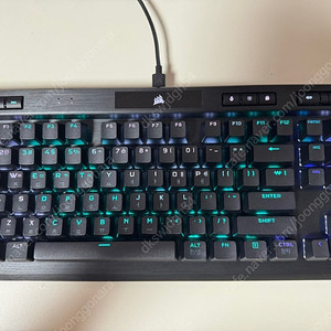 커세어 K70 RGB TKL OPX 광적축 풀윤활팝니다