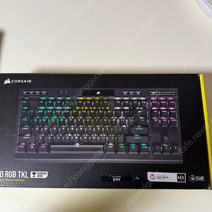 커세어 K70 TKL RGB 챔피언 저소음 적축 판매합니다