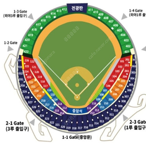 플레이오프 4차전 엘지 삼성 자리 교환 (1루 - 3루 레드)