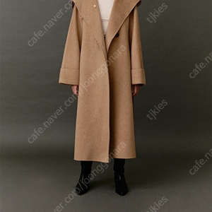 모한 TWF CAMEL HAIR SHAWL HOODED COAT 카멜 헤어 숄 후드 코트