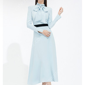 사이즈교환) 아보아보 SILK TIE FLARE DRESS 수지원피스