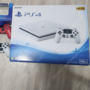 PS4 500GB 슬림 -- 화이트 팝니다