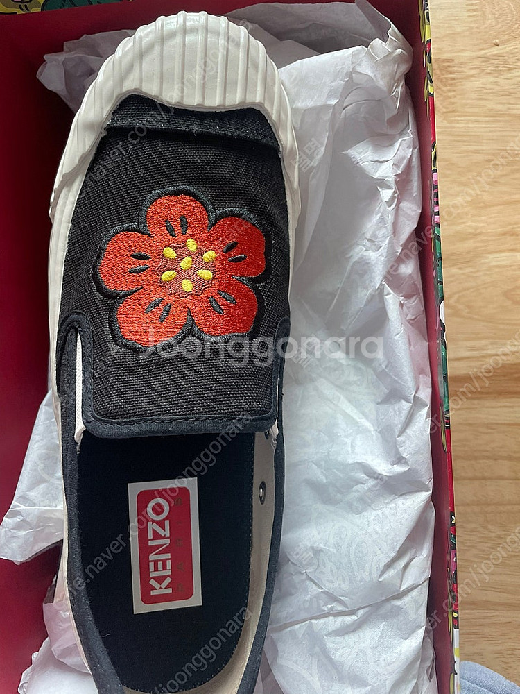 겐조 플라워 슬립온 스니커즈 새상품 255(US 8)(...--3