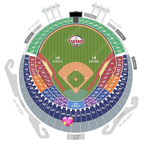 야구 플레이오프 4차전 319구역 중앙 네이비석 1자리 양도 엘지트윈스 삼성라이온즈