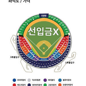 [선입금X] 플레이오프 PO 4차전 삼성 vs LG 1루 오렌지/레드/중앙네이비/그린지정석 양도