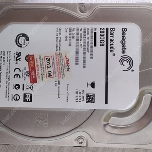 Seagate - BarraCuda 7200/64M ST2000DM001(2TB) HDD(2테라 하드) 2.5만