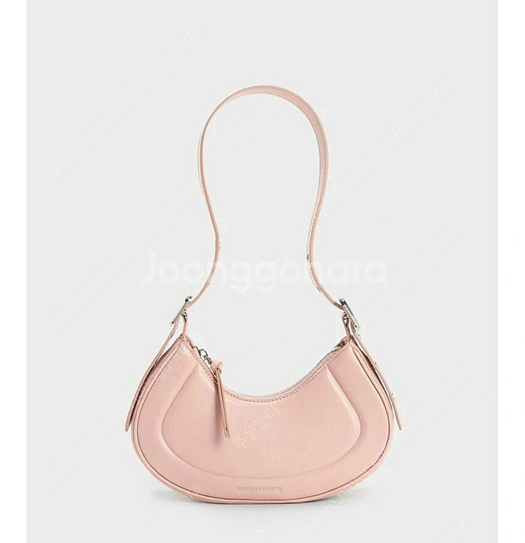 (미개봉 새상품) 한소희 찰스앤키스 페트라 커브 숄더백--0