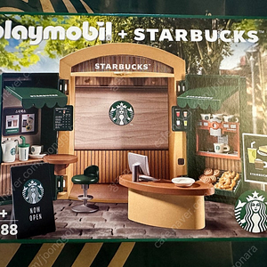 스타벅스 스토어 커피트럭 벨라 디어마이버디 키링 플레이모빌 Starbucks coffee truck