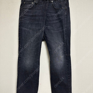 R13 black crossover croped jean 20FW (32)