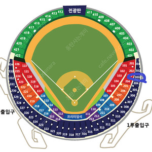 [1석] 플레이오프 4차전 1루 네이비석 303블럭 1석