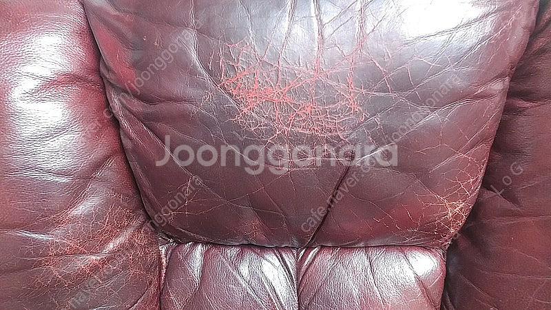 레이지보이 매버릭 1인 수동. 가죽모델(커버포함)--5