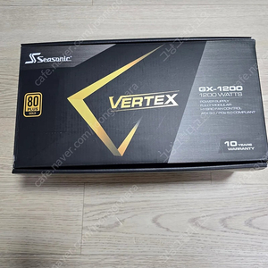 시소닉 버텍스 1200w 골드 풀모듈러 atx 3.0 파워 판매합니다