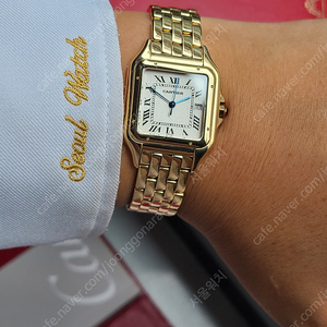 [정품] 까르띠에 팬더 18k 금통 점보 라지 사이즈 남성 (Cartier Panthère de Cartier Large 18K YG)