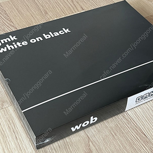 (미개봉) GMK WOB(White on Black) 베이스 키캡