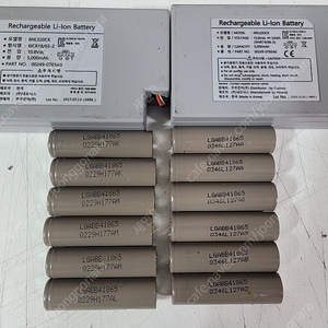 [KC인증] 3S2P 중고배터리팩 LG B4 1팩6셀 (10.8V 5000mAh)