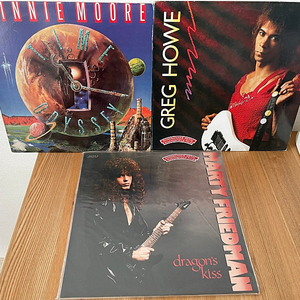 기타리스트 greg howe, vinnie moore, marty friedman LP