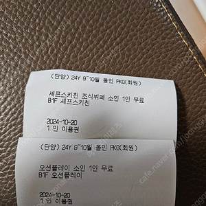 단양 소노문 소인 조식, 오션플레이