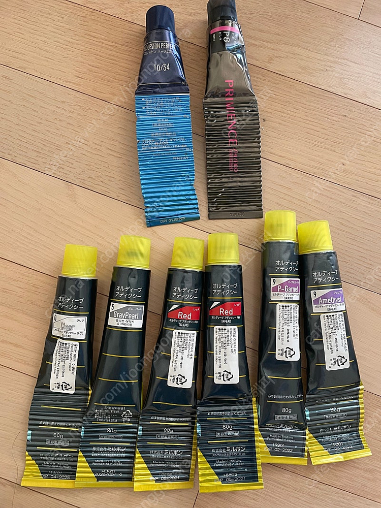 염색약(밀본, 시세이도, 웰라, 미엘, 레삐)--1