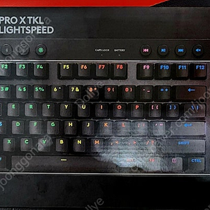 로지텍 PRO X TKL LIGHTSPEED 갈축 미사용 신품