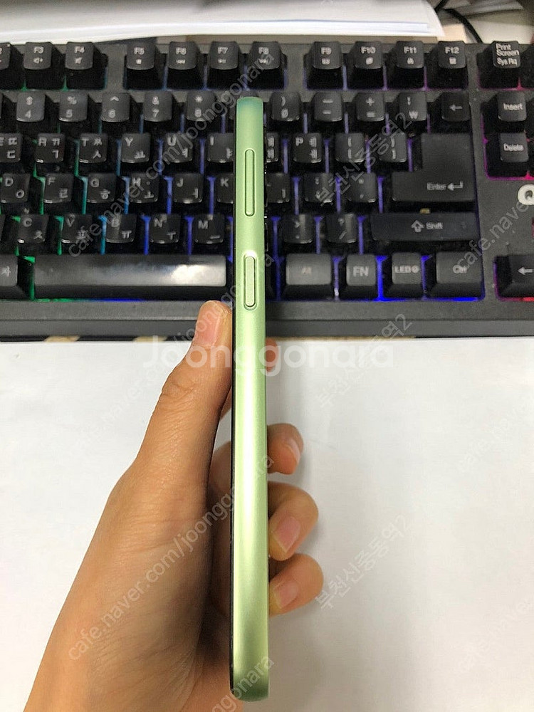 000186 갤럭시A24 그린 SS급 128GB 무잔상...--6