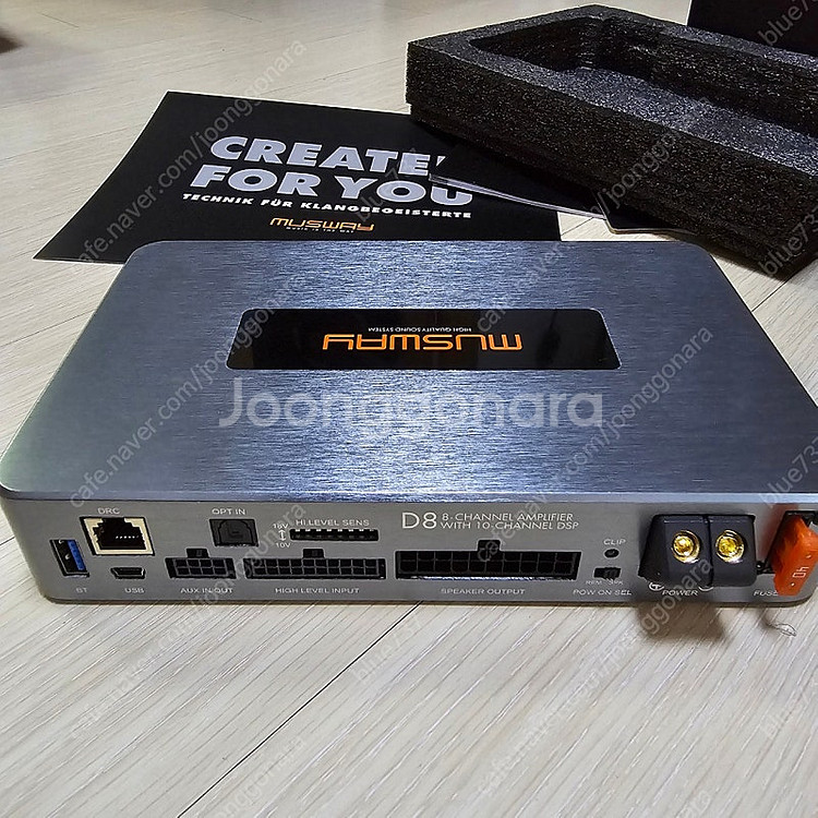 무스웨이 Musway D8 거의 신품 과 패시브 필터 ...--5