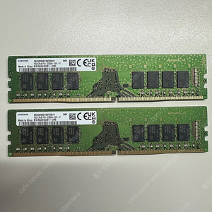 삼성 PC용 16기가 DDR4 3200MHz 양면램 2개 팝니다