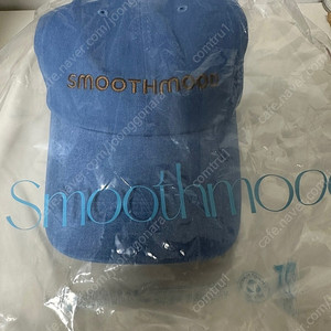 [새상품] 스무스무드 볼캡 (블루)_Smooth Mood Boy Blue Bold Logo ball Cap