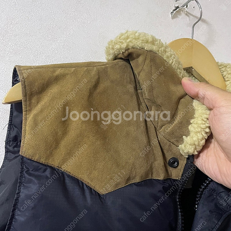 폴로 랄프로렌 데님앤서플라이 디테일 양털 패딩베스트 M...--4