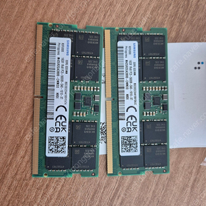 삼성 노트북용 DDR5 16GB x 2 (5600, 32GB)