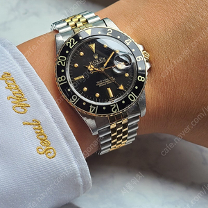 [정품] 롤렉스 빈티지 GMT 마스터 흑콤 니플다이얼 16753 (Rolex GMT-Master II Vintage Nipple Dial)