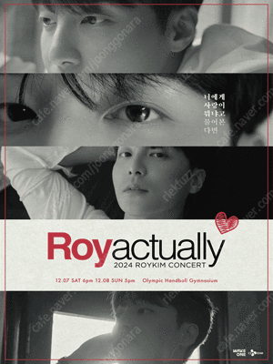 로이킴 콘서트 <Roy actually> 선예매좌석 VIP B구역 2연석 4연석 양도합니다 인증O