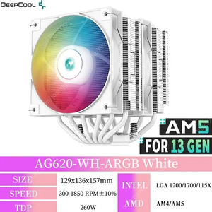 딥쿨 ag620 화이트 argb 미사용