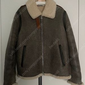 아크네 스튜디오 브라운 무스탕 IT50 사이즈 ACNE STUDIOS brown shearing jacket IT50