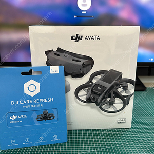 Dji Avata 아바타 콤보(미개봉) 판매합니다, 케어CARE1년 미사용 포함