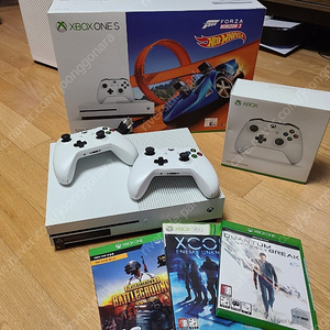 xbox one s 엑박원 (본체+패드2+게임)