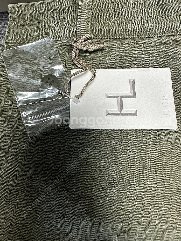 Herill 헤릴 USMC hbt 팬츠 올리브--2